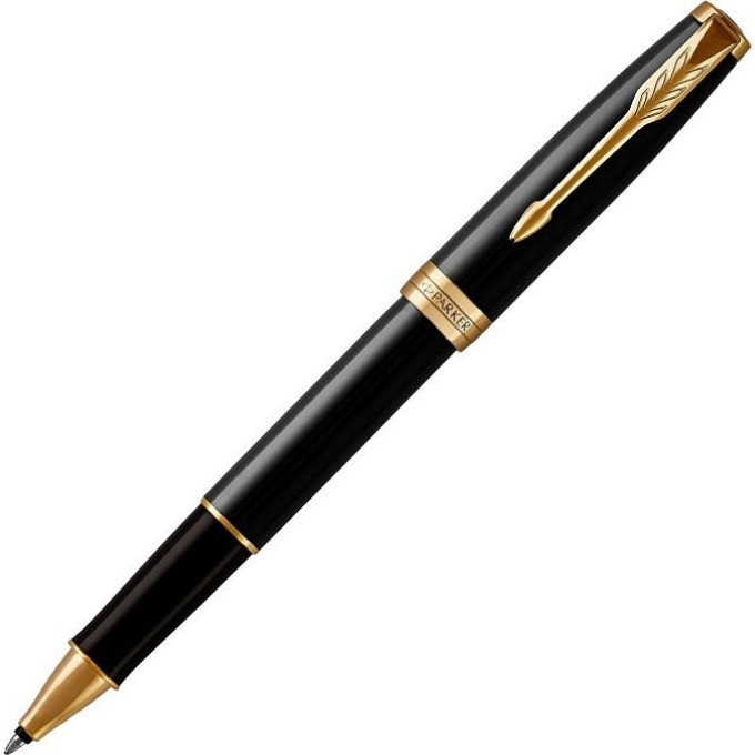 Ручка роллер PARKER SONNET CORE T539 LAQBLACK GT F CW1931496