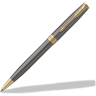 Ручка шариковая PARKER SONNET GREY CORE GT (2213679) M черный